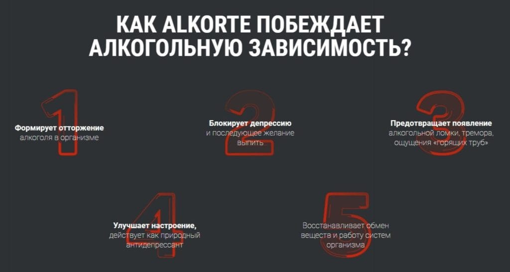 Alkorte (ΠΠ»ΠΊΠΎΡΡΠ΅) - ΠΏΡΠΈΠ½ΡΠΈΠΏ Π΄Π΅ΠΉΡΡΠ²ΠΈΡ ΠΏΡΠ΅ΠΏΠ°ΡΠ°ΡΠ°