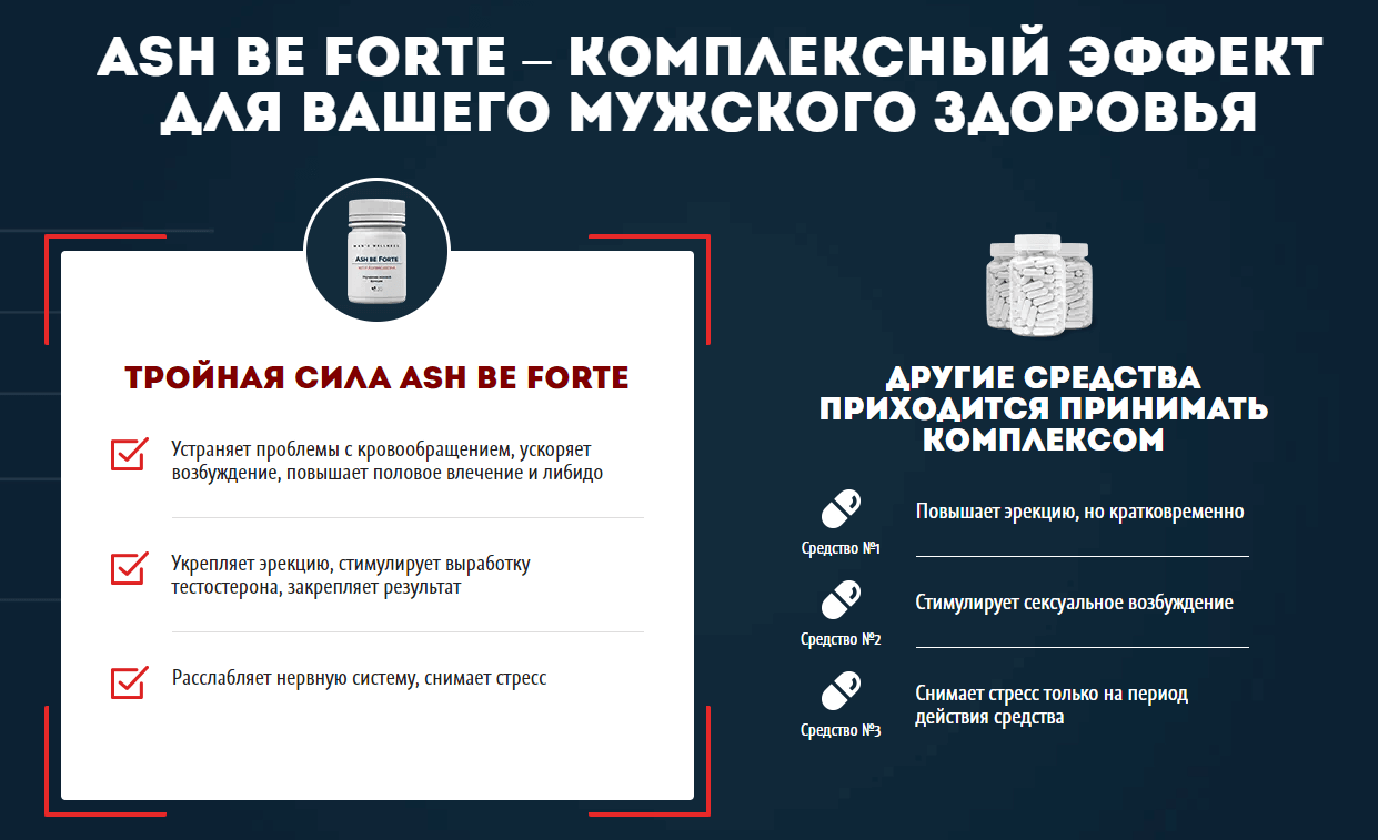 Ash Be Forte – сравнение с аналогами Ash Be Forte – сравнение с аналогами