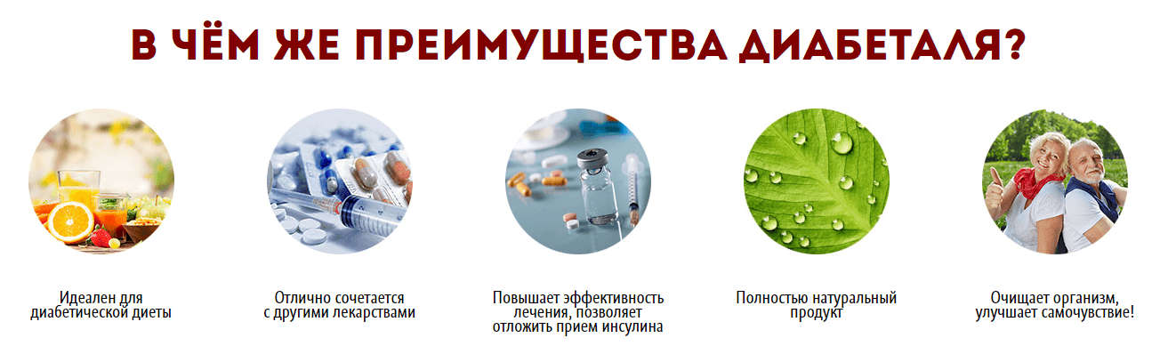 Диабеталь – преимущества Диабеталь – преимущества