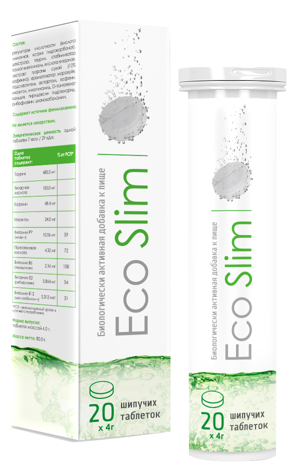 Таблетки Эко Слим (Eco Slim) для похудения