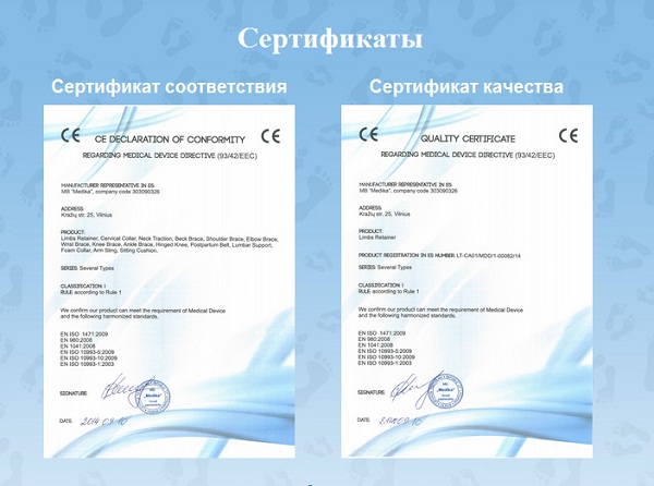 лечение косточки на ноге сертификаты