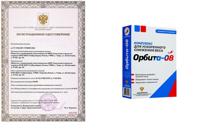 Орбита08 для похудения: эффективное избавление от избыточной массы тела всего за 2 недели!