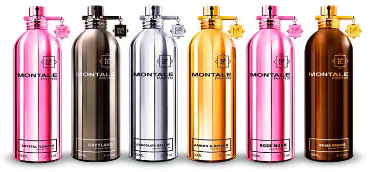 Виды бутыльков парфюма montale