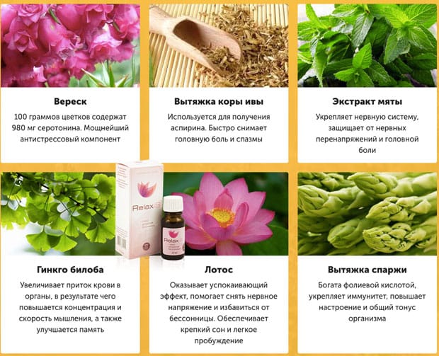 состав relaxis