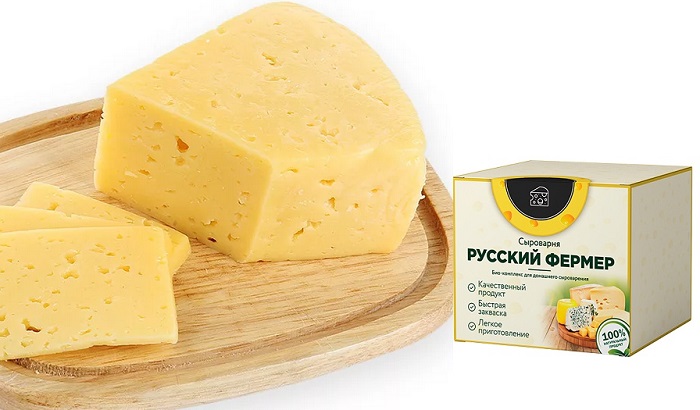 СЫРОВАРНЯ РУССКИЙ ФЕРМЕР для домашнего сыроварения: всего сутки выдержки - и вы наслаждаетесь сыром собственного производства!