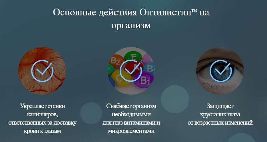 Оптивистин для глаз вернуть зрение