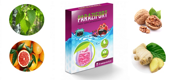Parazifort капсулы от паразитов: один препарат против более 350 видов возбудителей!