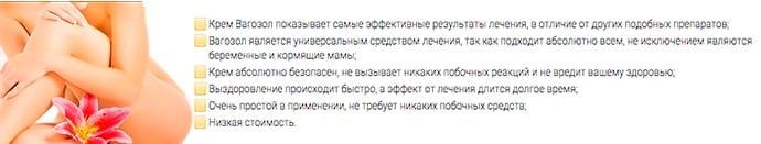 Преимущества средства для лечения молочницы Vagozol (Вагозол)
